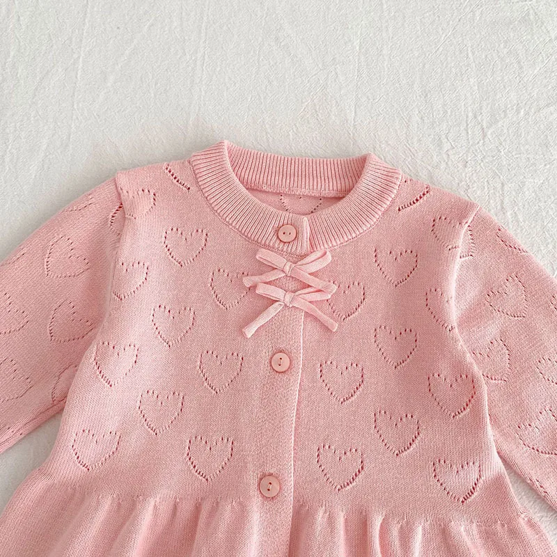 Autumn Baby Girls Knit Cardigan Sweater