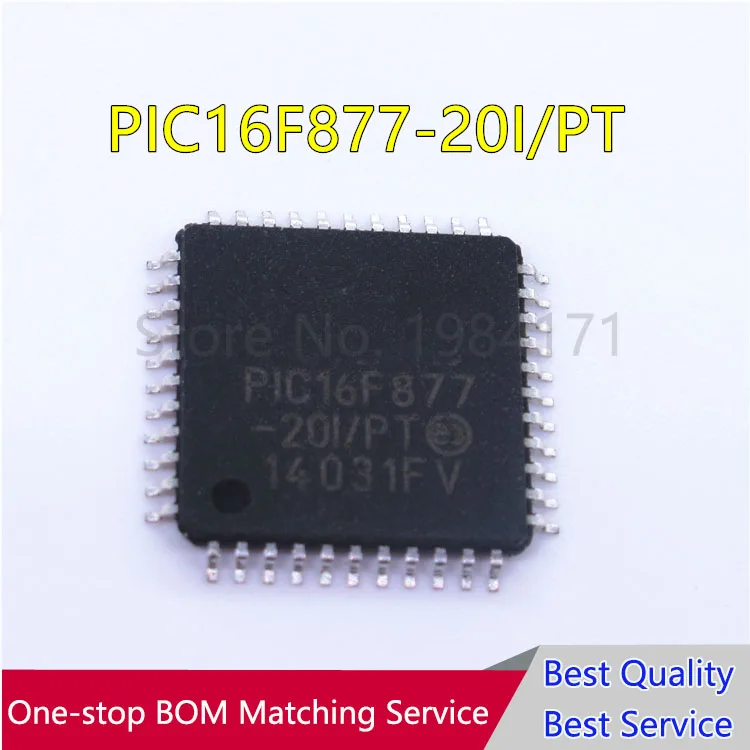 

10pcs PIC16F877A-I/PT PIC16F877A QFP44 New