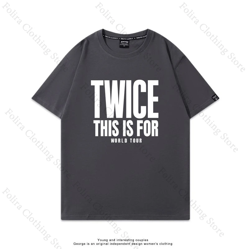 Kpop TWICE Concert THIS IS FOR Series T-shirt for Fans
