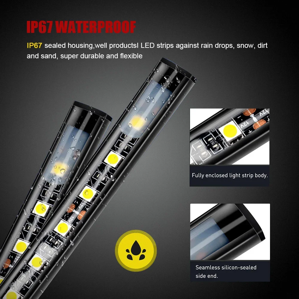 2PCS LED Truck Bed Running Light 60