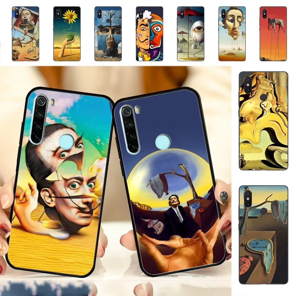 Custodia Per Telefono Art Salvador Dali Per Redmi Note 4X5 A 6 7 8 Pro T 9 Pro 9S 10 Pro 11 Pro 11S 11Epro Pocom3Pro