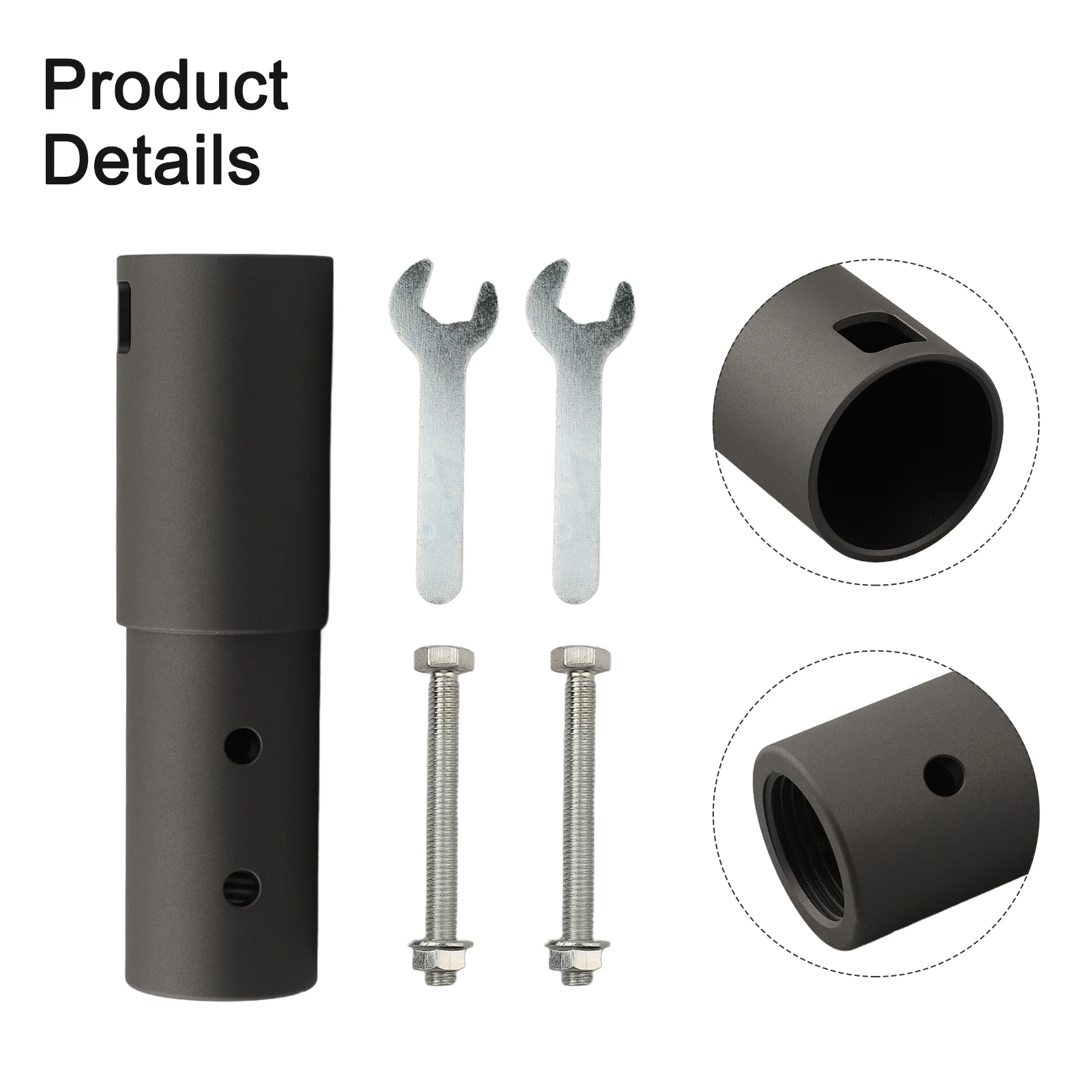 Sophisticated design of this pole mount guarantees a secure fit with your existing infrastructure using aluminum alloy
