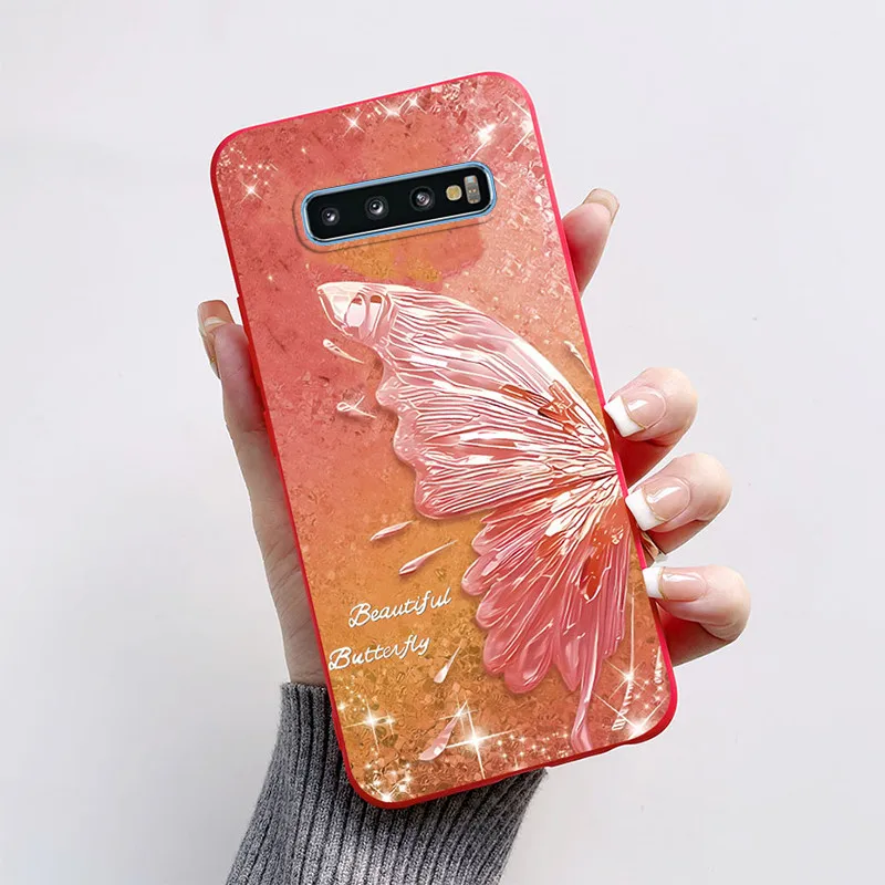 Cute Butterfly Painted Soft TPU Phone Case Cover