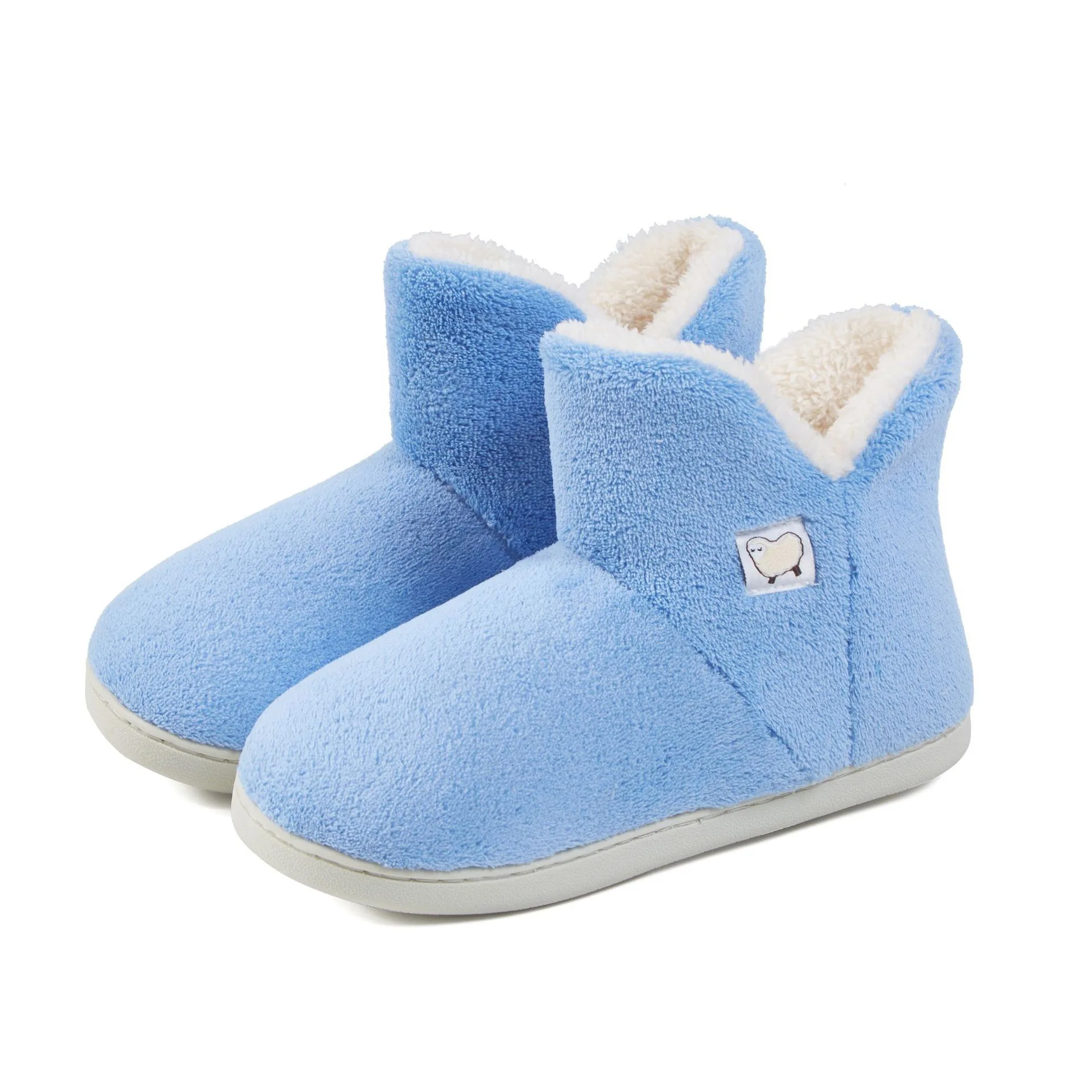 New Female 2023 Fall Winter Coral Fleece Cotton Boots Man Woman Snow Shoes Outdoor Indoor Men Women's Fur Shoe Warm House Boot 6