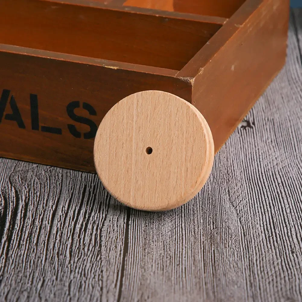 Wooden Round Burnishing Edge Leather Edge Slicking Round Grinding Rod for Polished Leather Craft Working Tool Leathercraft