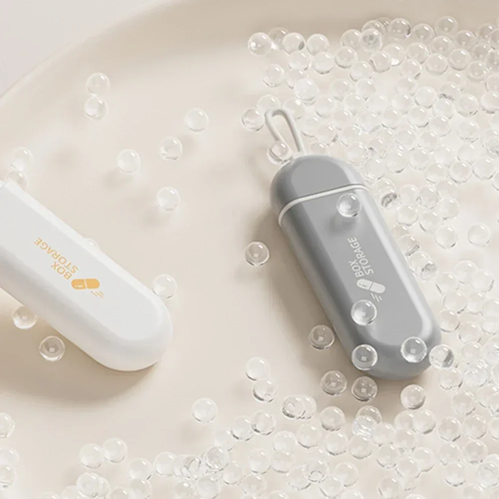 3-Compartment Pill Box & Daily Organizer, Portable Moisture-Proof Medicine Container for Travel Pocket Use