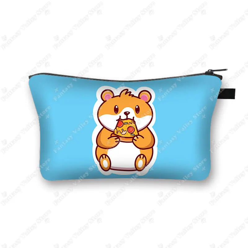 Charming Pet Print Cosmetic Case - Makeup Bag and Beauty Organizer Zipper Pouch