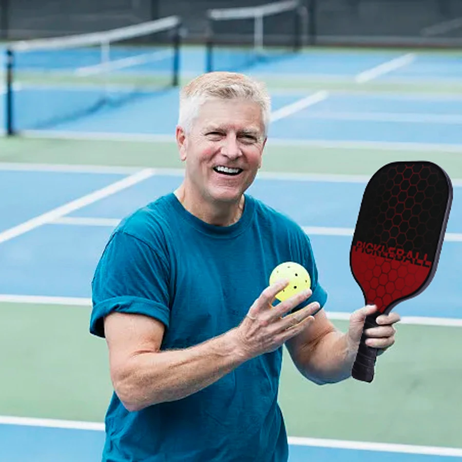 Pickleball Paddles Set-Graphite Carbon Fiber Usapa Approved Lightweight Racquets Set Indoor and Outdoor Exercise For All Ages