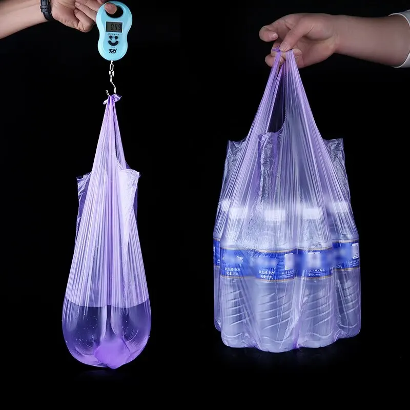 Trash Bags Increase Gallon Handle Tie Office Kitchen Bedroom Waste Bin Portable
