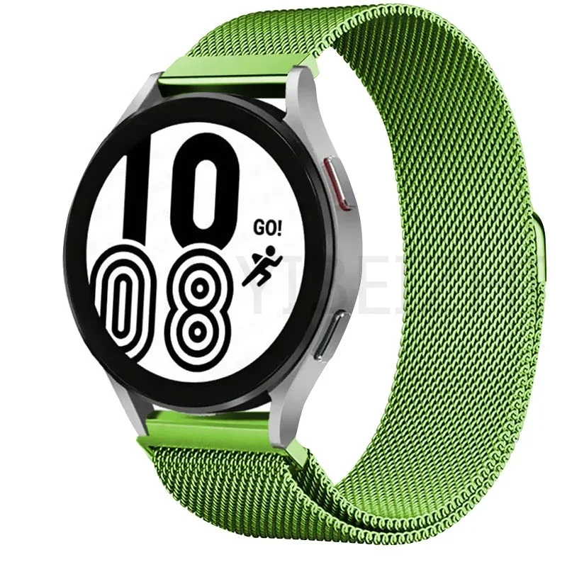 Elegant Milanese Loop Stainless Steel Watch Band, Adjustable 20mm/22mm Bracelet Strap