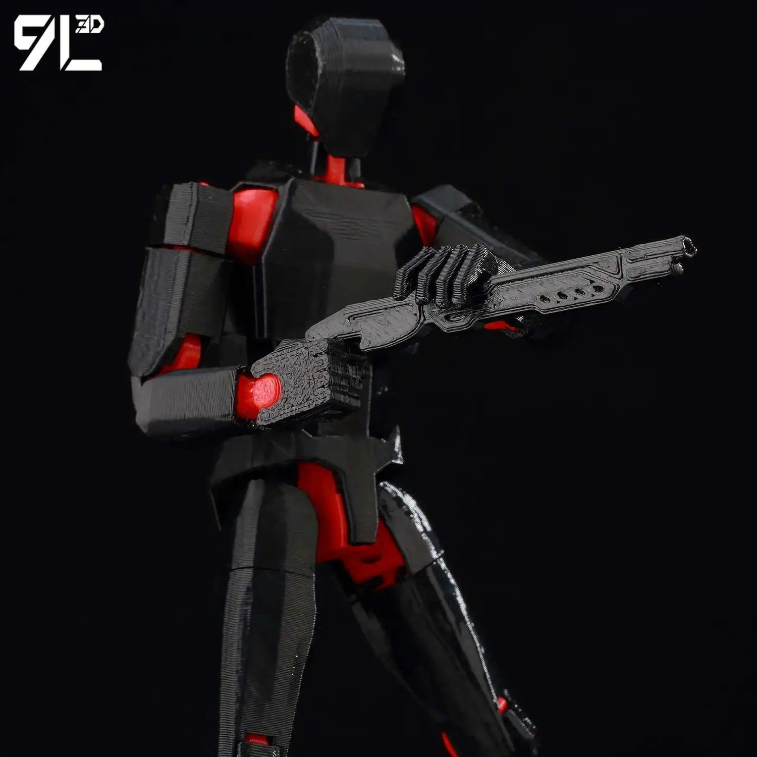 9L3D Lucky13 Spielzeug Figur Spielzeug Student Spiel Geburtstag Geschenke Ganzkörper Bewegliche Schreibtisch Dekoration Montage Spaß Roboter Puppe Titan13 Ct – Detail 32