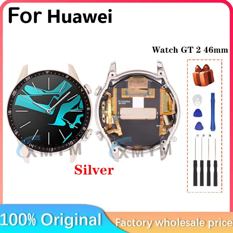 For HUAWEI Watch GT 2 LCD display + touch screen GT2 46mm LCD For HUAWEI Watch GT2 LTN-B19 LCD display AMOLED display 46mm