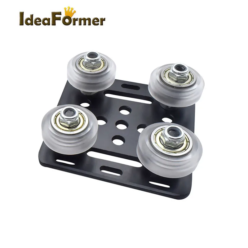 

1/2 шт. Openbuilds V-слот опорная плита T3x65.5x65.5 с комплектами шкивов для 20X20 серии V-слот алюминиевые профили детали 3D-принтера