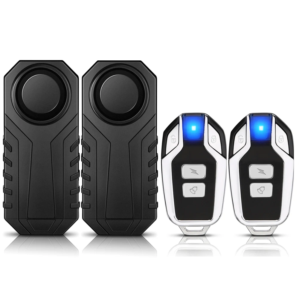 Wireless Motorcycle and Bicycle Security Alarm – 113dB Loud, Anti-theft, and Waterproof
