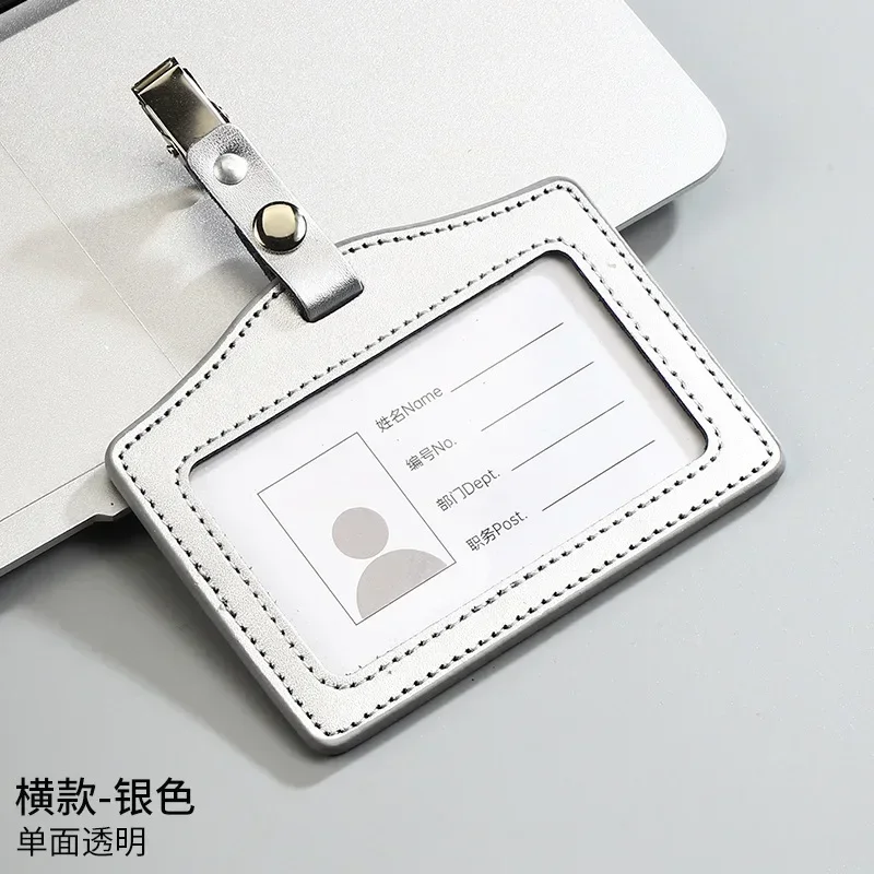 Premium Genuine Leather ID & Credit Card Holder – Versatile Badge & Card Case