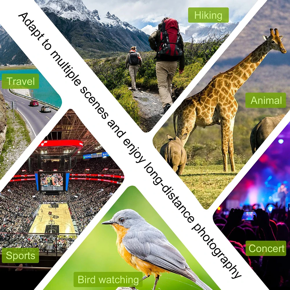 18/36/64X Telephoto Phone Lens Long Focus Zoom Cellphone Camera Lens Universal External Zoom Camera Lens for Android & iPhone