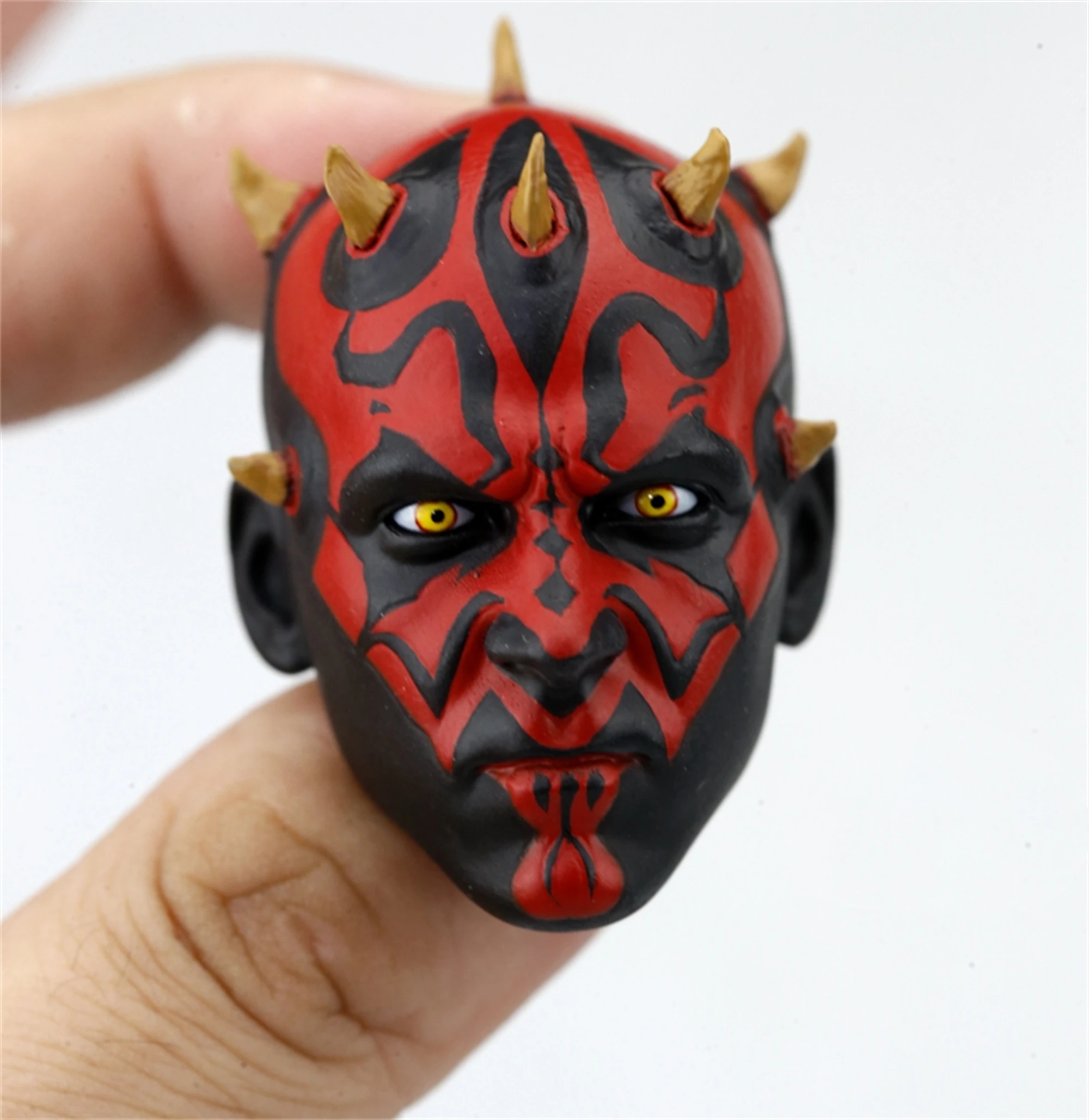 

Масштаб 1/6, модель для резьбы по головам Дарта Maul Sith Lord, подходит для 12-дюймового тела TBLeague Phicen, фигурки, игрушки