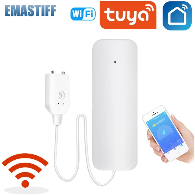 Tuya WiFi Water Leakage Sensor Flood Water Leakage Alarm Smart Home Automation Residential Security Protection Smart Life App 1