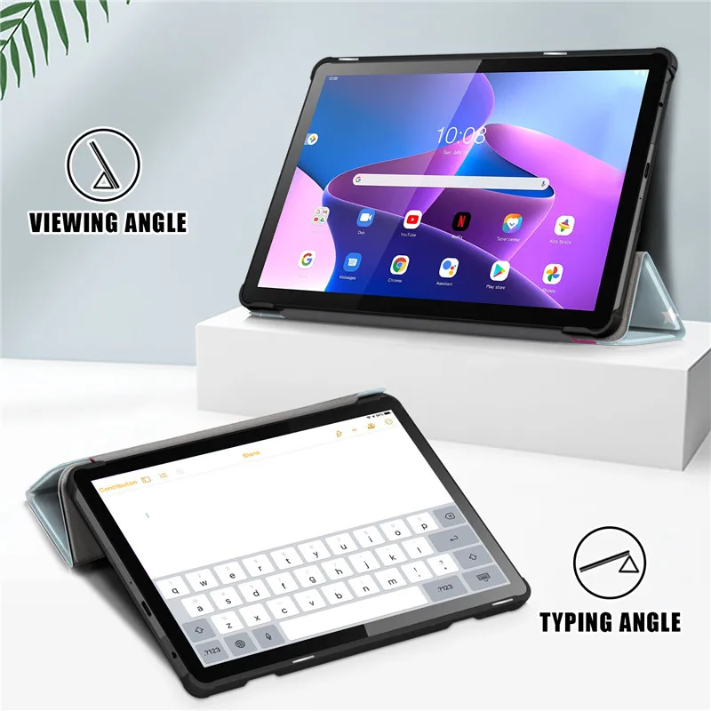 para coque lenovo tab gen caso polegada bonito pintura inteligente capa para funda lenovo tab gen caso crianças