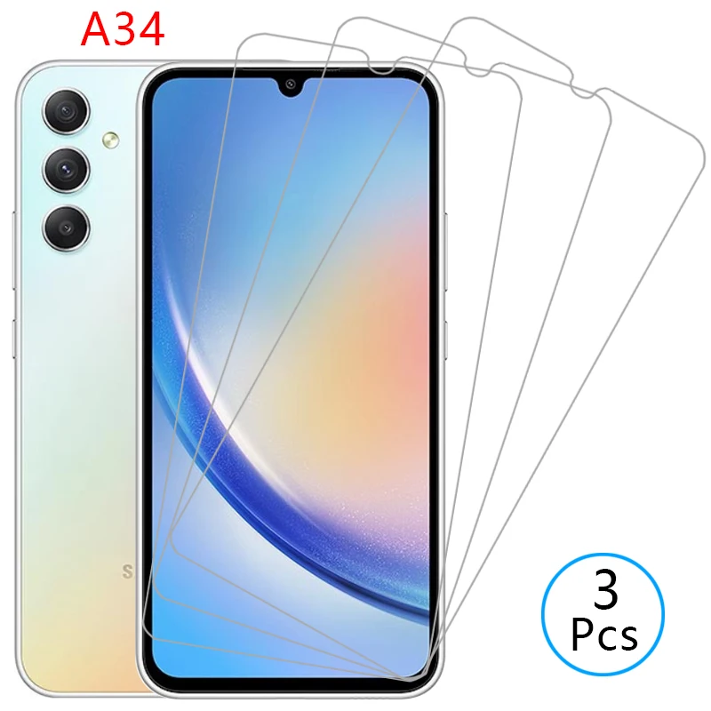 

Защитное закаленное стекло для samsung galaxy a34 5g, защита экрана на samsunga34 galaxya34 a 34 34a, пленка для телефона, стекло a34glass