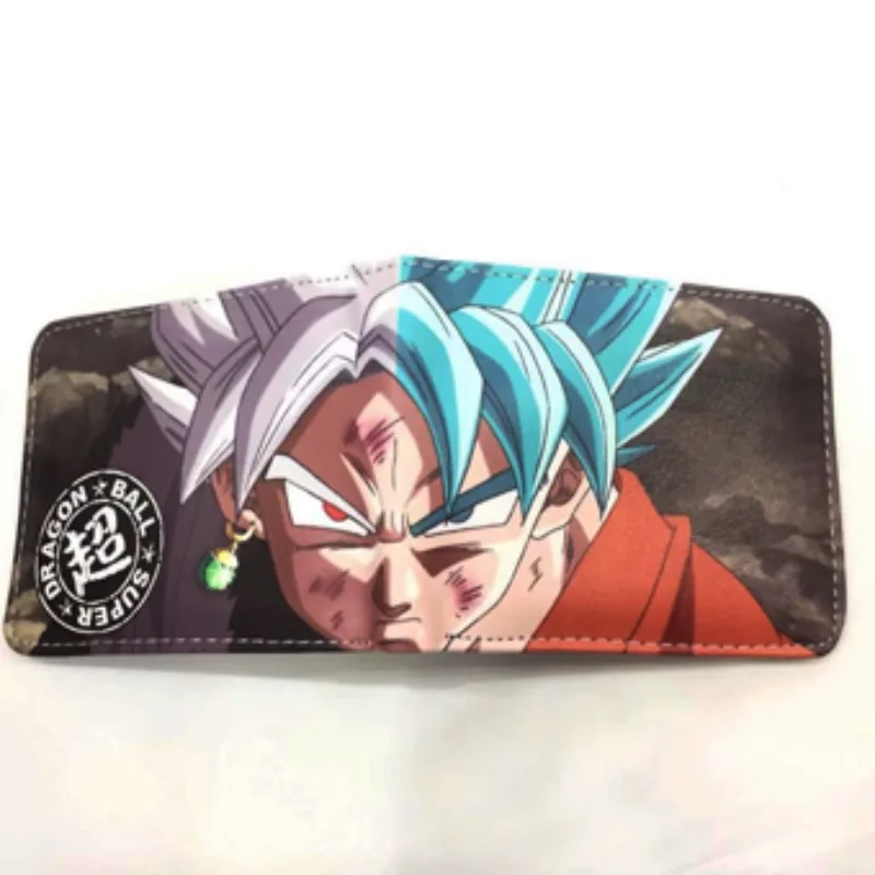 

Dragon Ball Cartoon PU Wallet Son Goku Animation Bulma Simple Foldable Coin Purse Multifunctional Card Bag Boy Birthday Gift