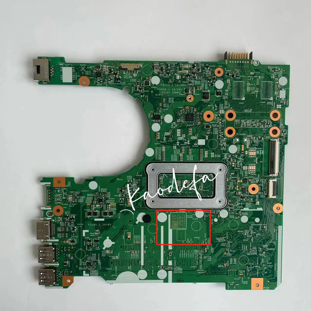 For DELL INSPIRON 15 3567 Laptop Motherboard CPU: i3-7020U
