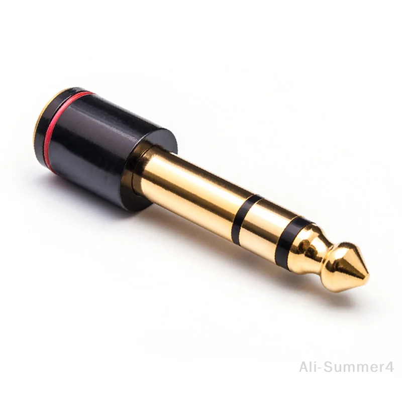 6.35mm 1/4 남성형 커넥터에서 3.5mm 1/8 여성형 커넥터로 변환하는 스테레오 헤드폰 어댑터 오디오 잭 어댑터 (Aux 케이블 헤드폰용)