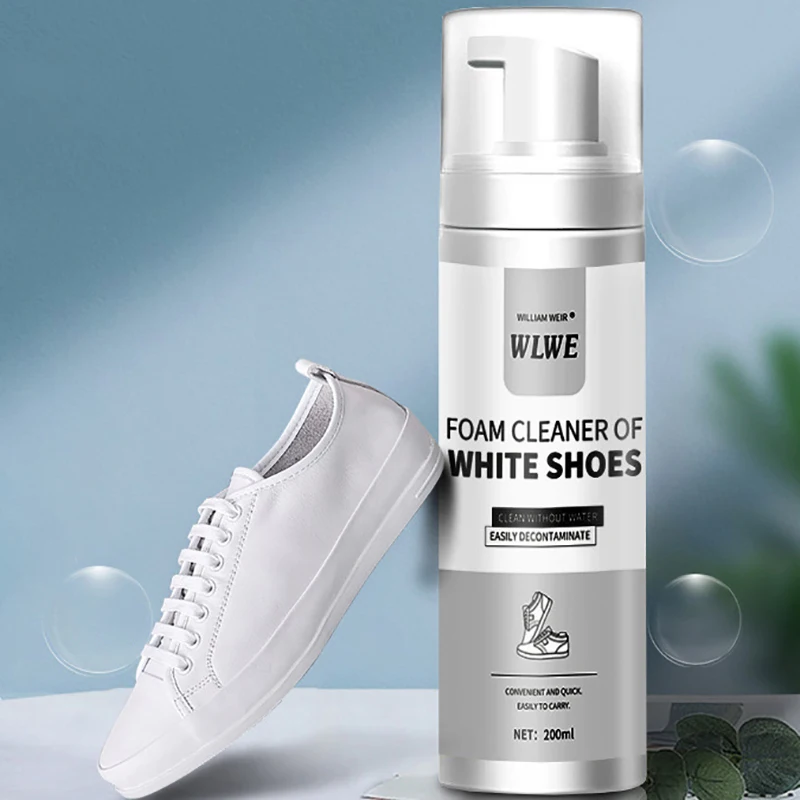 200mlShoeWhitenerWhiteShoeClearningFoamWhiteShoesCleanerWhitenRefreshedPolish