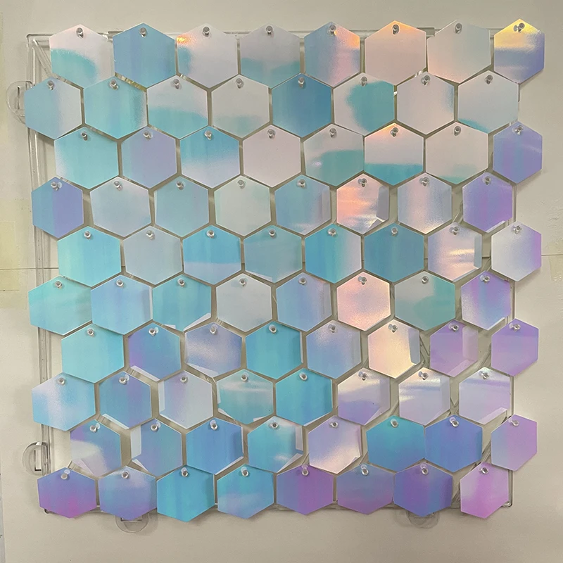 hexagon- Blue