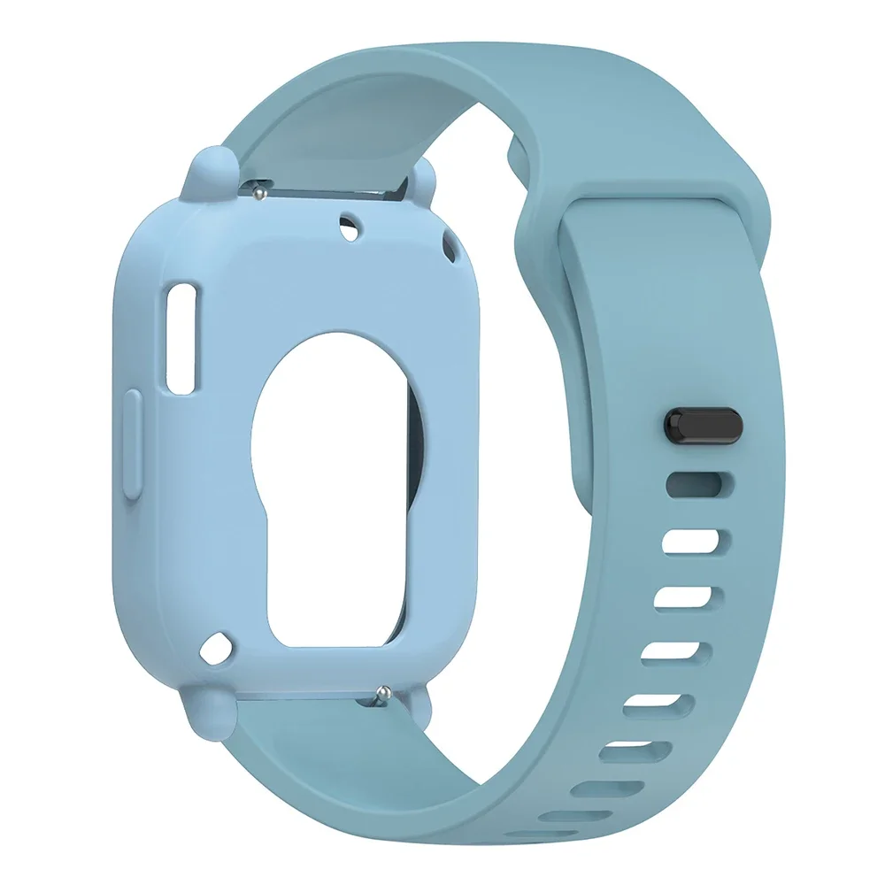 Silicone Strap and Protective Bumper for Smartwatch - Replacement Bracelet Belt