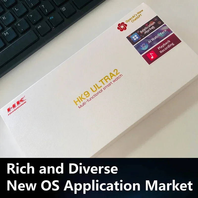 HK9 Ʈ 2 Ʈġ AMOLED ũ, HK8 ׷̵, ChatGPT NFC, 2GB   Ʈ ġ, ȵ̵ IOS 2024 , ǰ