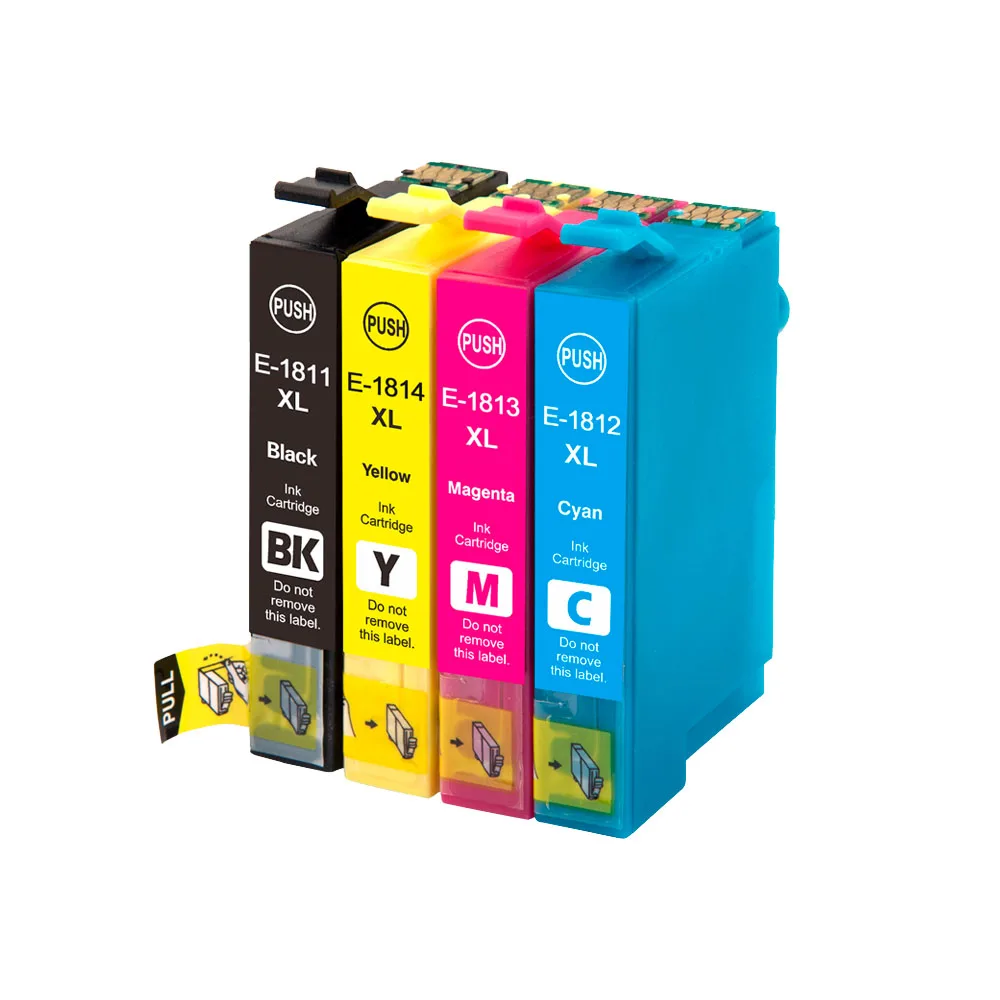 Cartucho de Tinta Compatível para Impressora Epson 18xl T1811-t1814 Xp205 Xp305 Xp322 Xp315 Xp212 Xp402 Xp30 Xp225 Xp325 Xp422 - Imagem 3
