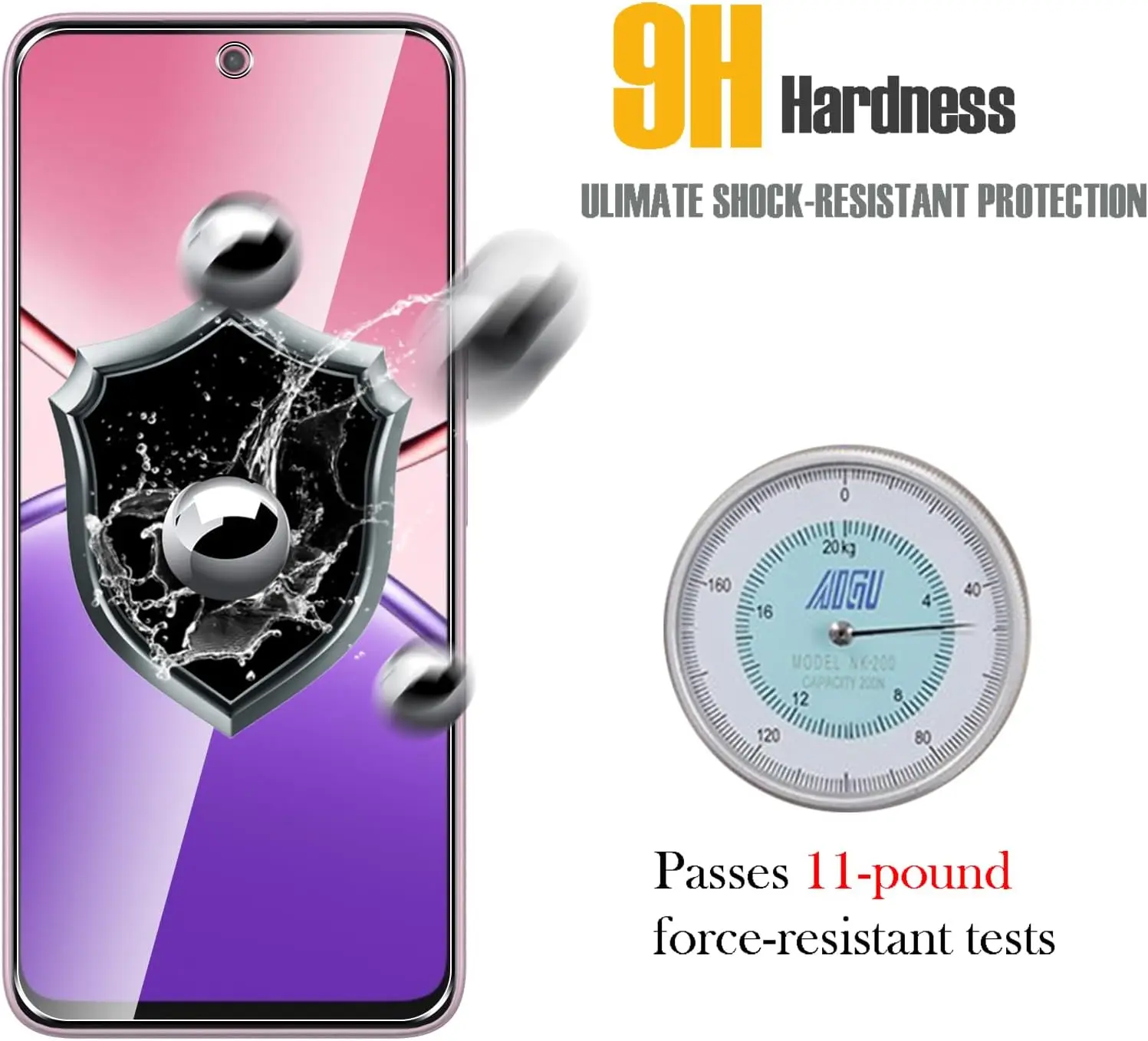 Premium 2.5D 9H Tempered Glass Screen Protector
