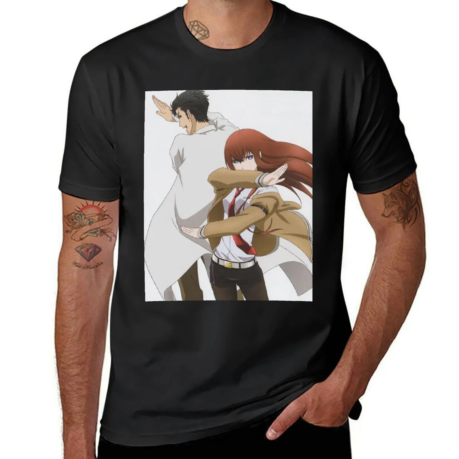The Psy Congroo T-Shirt korean fashion anime mens t shirts pack