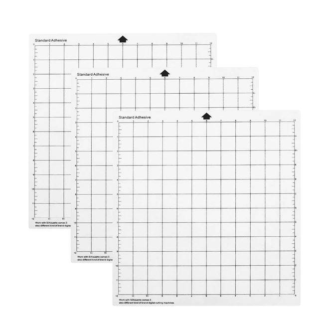 Cutting Mat for Silhouette Cameo 3/2/1 [Standard-grip,12x12 Inch,1pack]  Adhesive&Sticky Non-slip