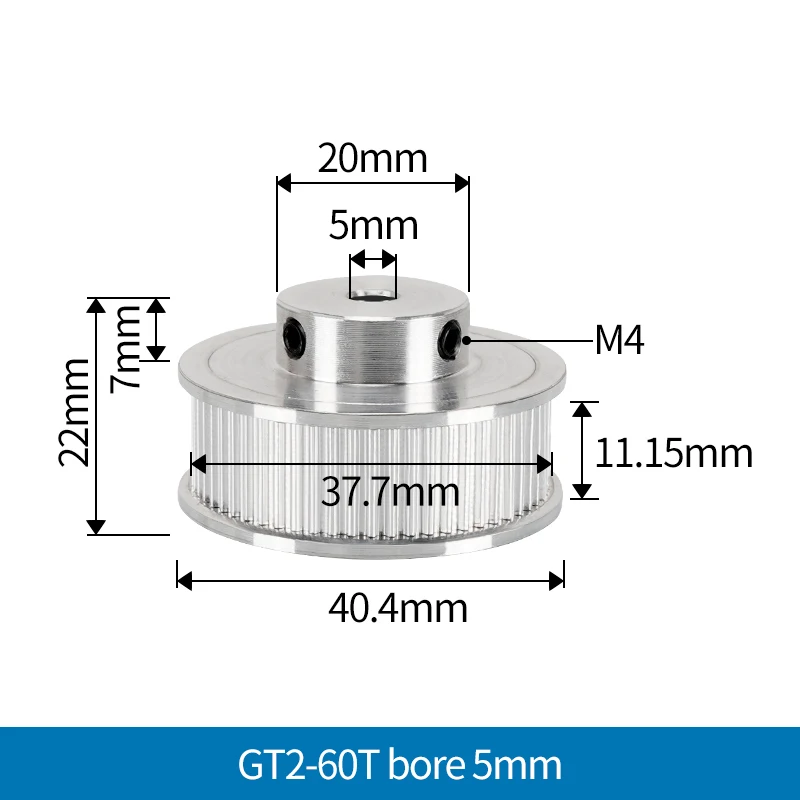 GT2 Ÿ̹ Ǯ  5 6.35 8mm 2GT Ǯ Ʈ  6mm 10mm   , 30 36 40 48 Teeth Reprap 3D  ǰ