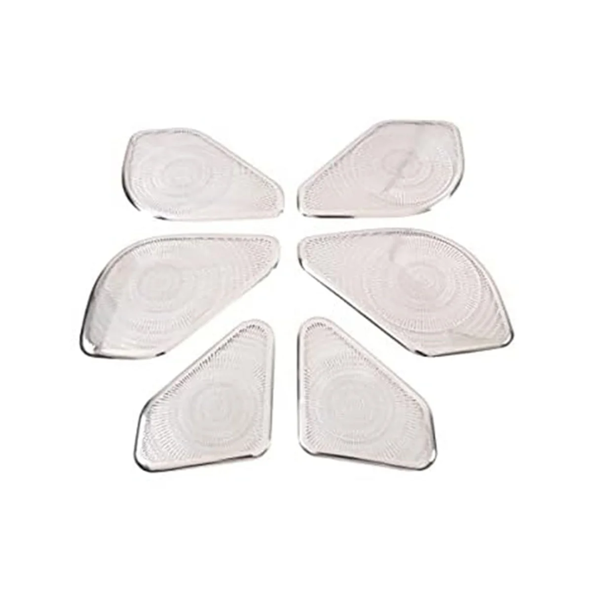 

For Land Range Rover L460 2023 Door Speaker Cover Decoration Sticker Door Stereo Speaker Cover, Bright Silver