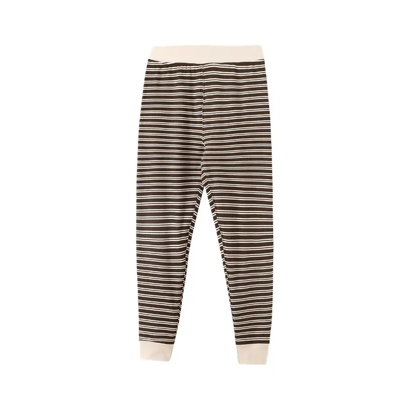 Soft Warm Girls Home Pants Winter Children's Sleepwear Trousers Bottoming Pants Kids Clothing Soft Cotton Trousers