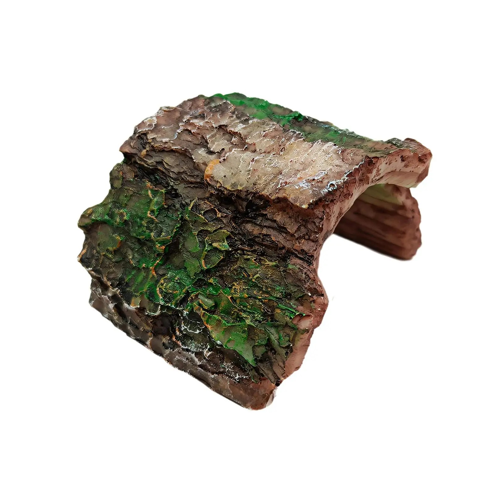 Reptile Hideout Accessories Landscaping Decoration Habitat Hollow Tree Trunk for