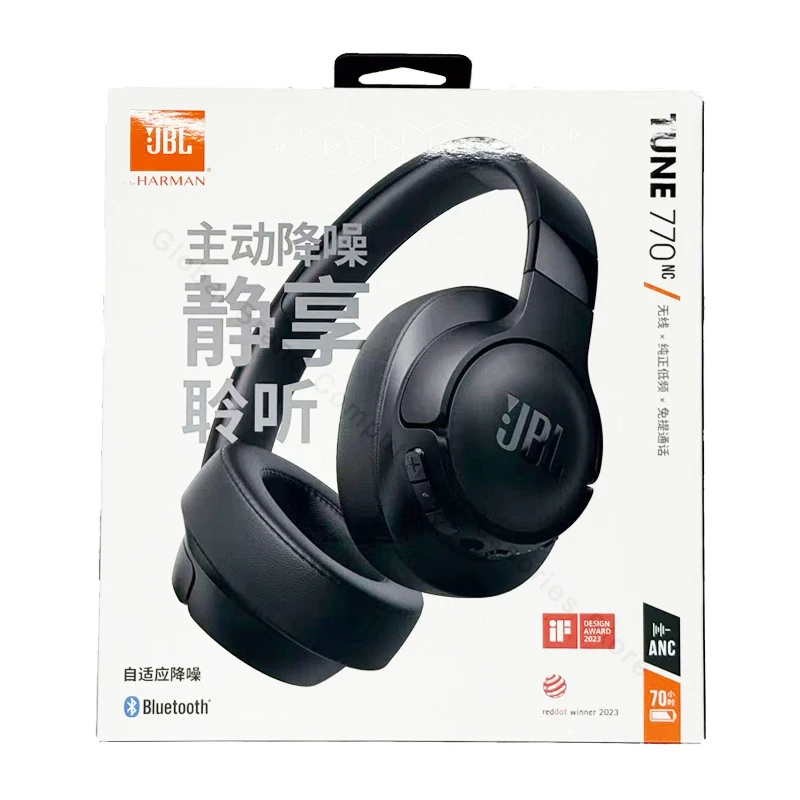 JBL Tune 770NC T770NC Original ANC Bluetooth 5.3 avec mise à niveau Audio LE 760NC casque connexion multipoint casque 70H