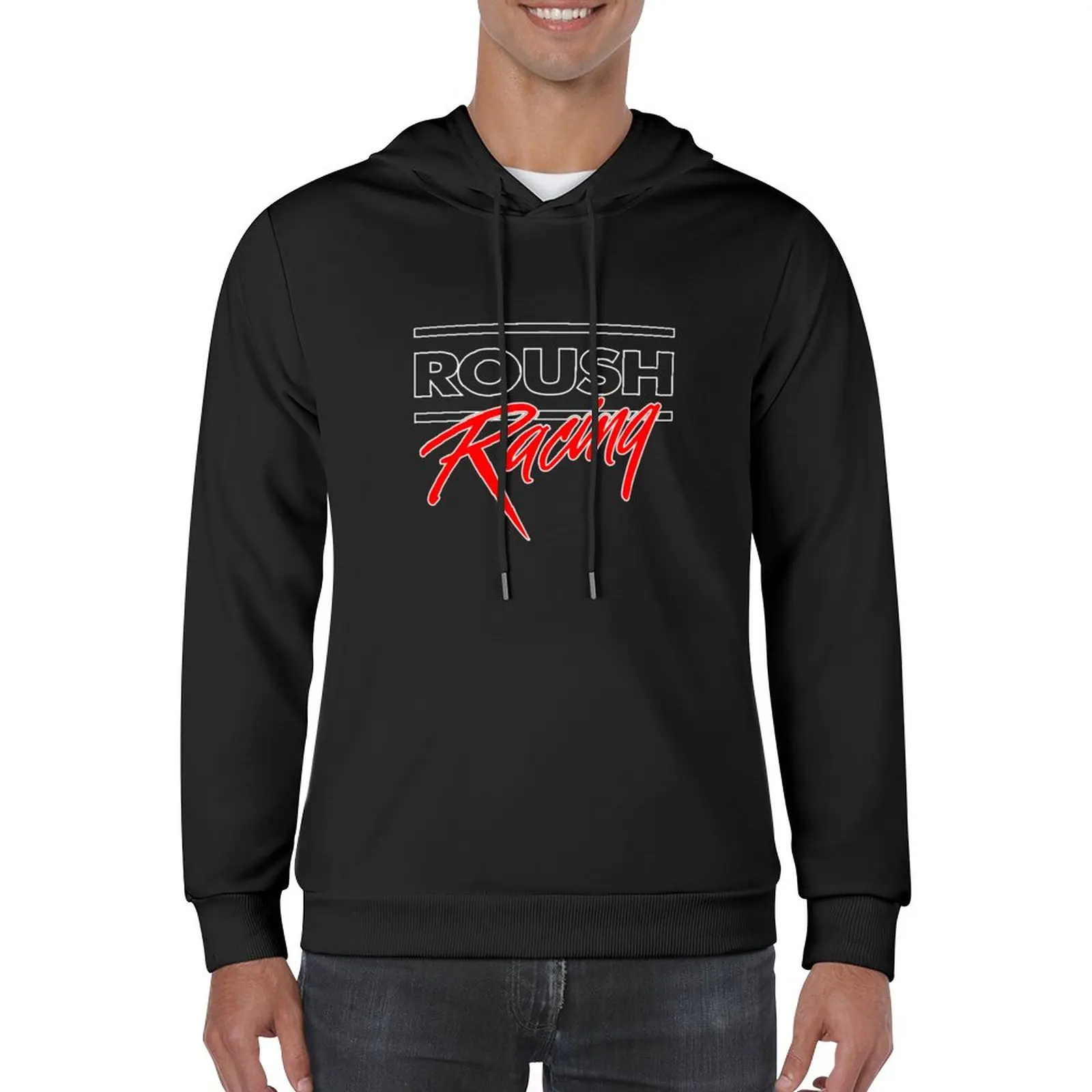 

New Roush Racing Logo Pullover Hoodie mens clothes streetwear men japanese style men's clothing hoody
