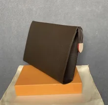  Classic Design, High-quality 26cm Toilet Bag, Fashionable Leather Handbag, Hot Sale, Large-capacity Toilet Bag 