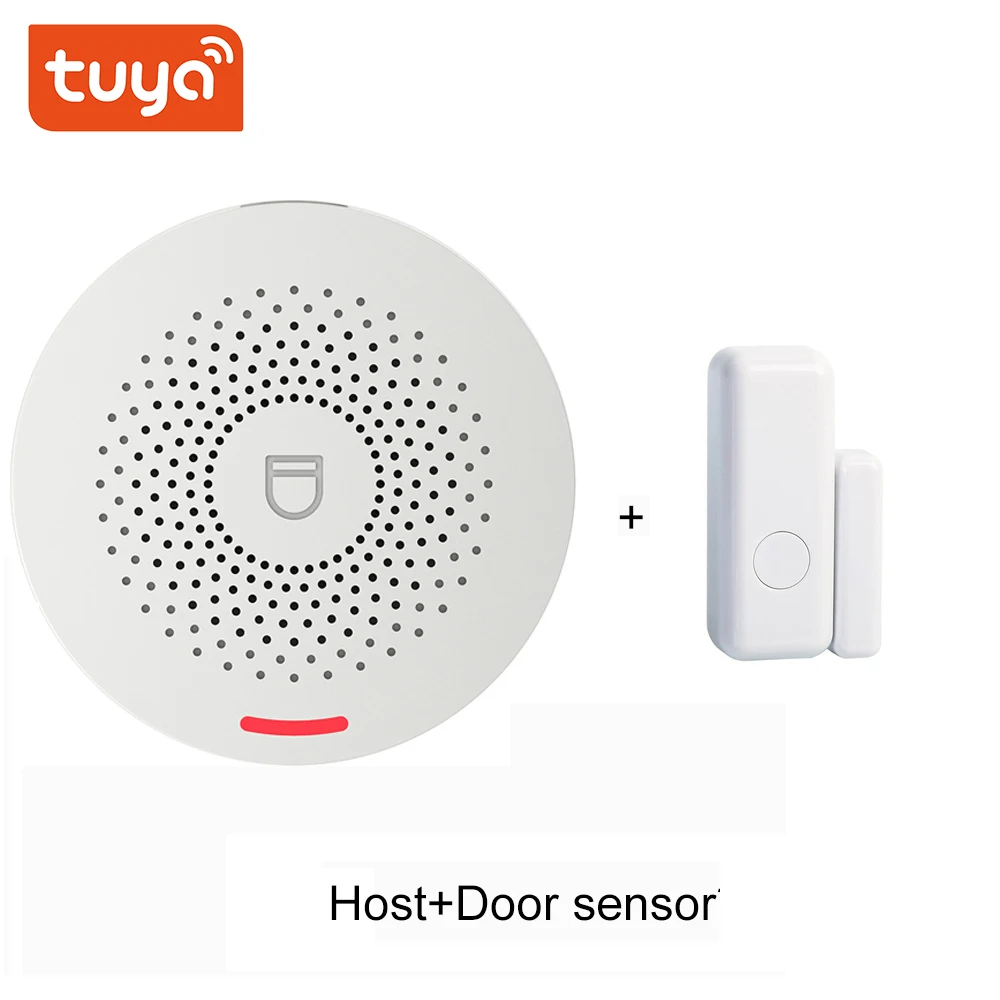 Tuya Smart Home Security Alarm System Hub Kit ,Host with sound function, support Google and Alexa，Smar Life App 