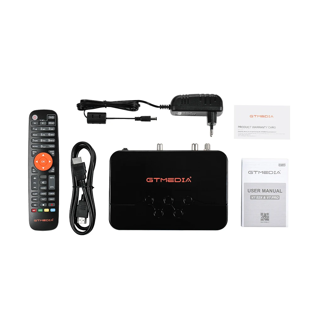 GTMEDIA V7  DVB T2 S2X ޺  HEVC 10 Ʈ Ǯ HD 1080P PVR  CA ī, USB  ɼ Ǹ