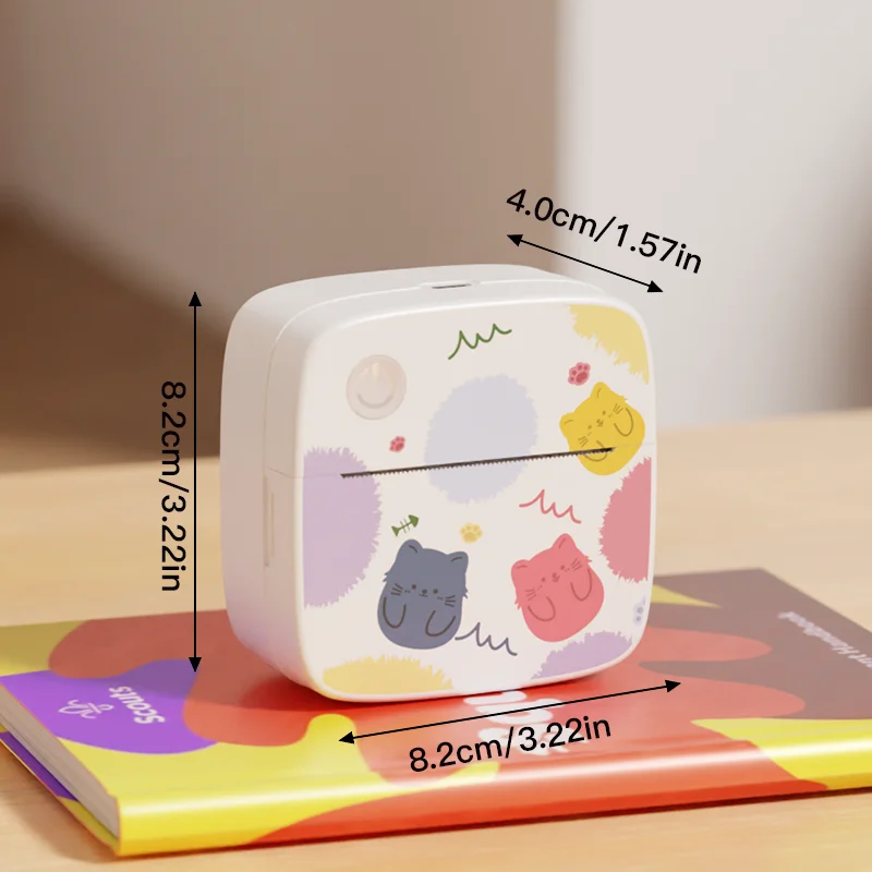 Portable Mini Thermal Photo Printer for Kids