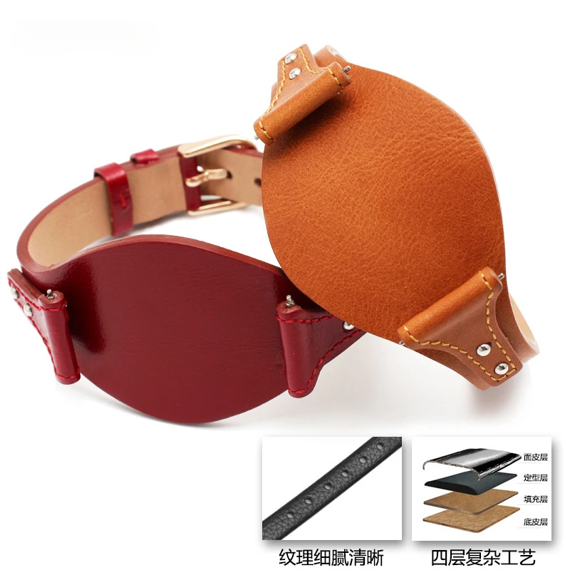 Premium Calfskin Strap - 18mm Genuine Leather Women's Watchband
