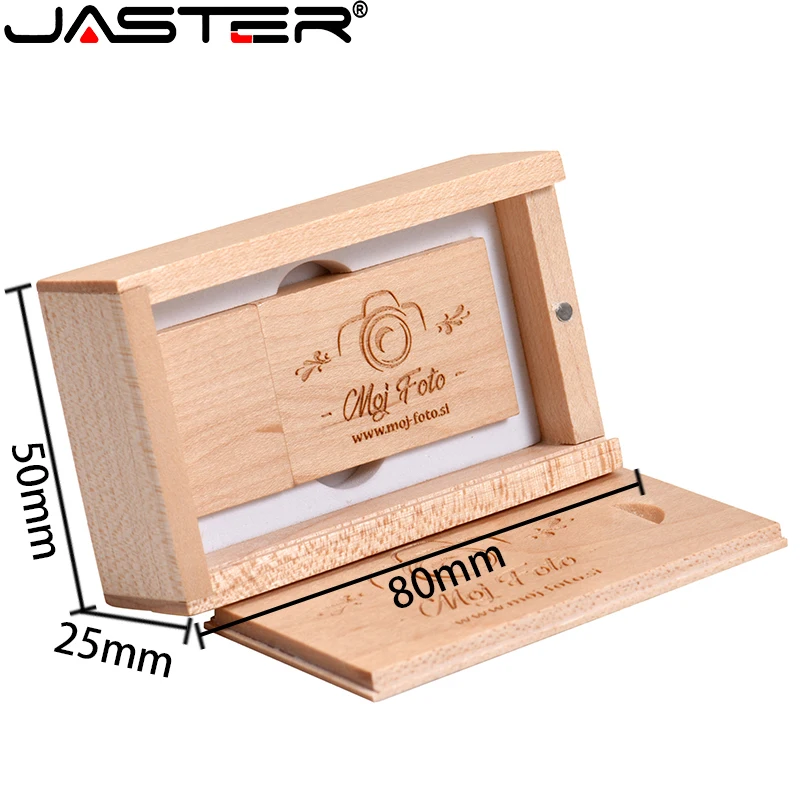Lot Usb Flash Drive 128gb Caixa de Madeira Pen Drive 64gb Livre Logotipo Personalizado Presente de Casamento Criativo Memory Stick 32gb Pendrive 16gb 10 Pcs - Imagem 3