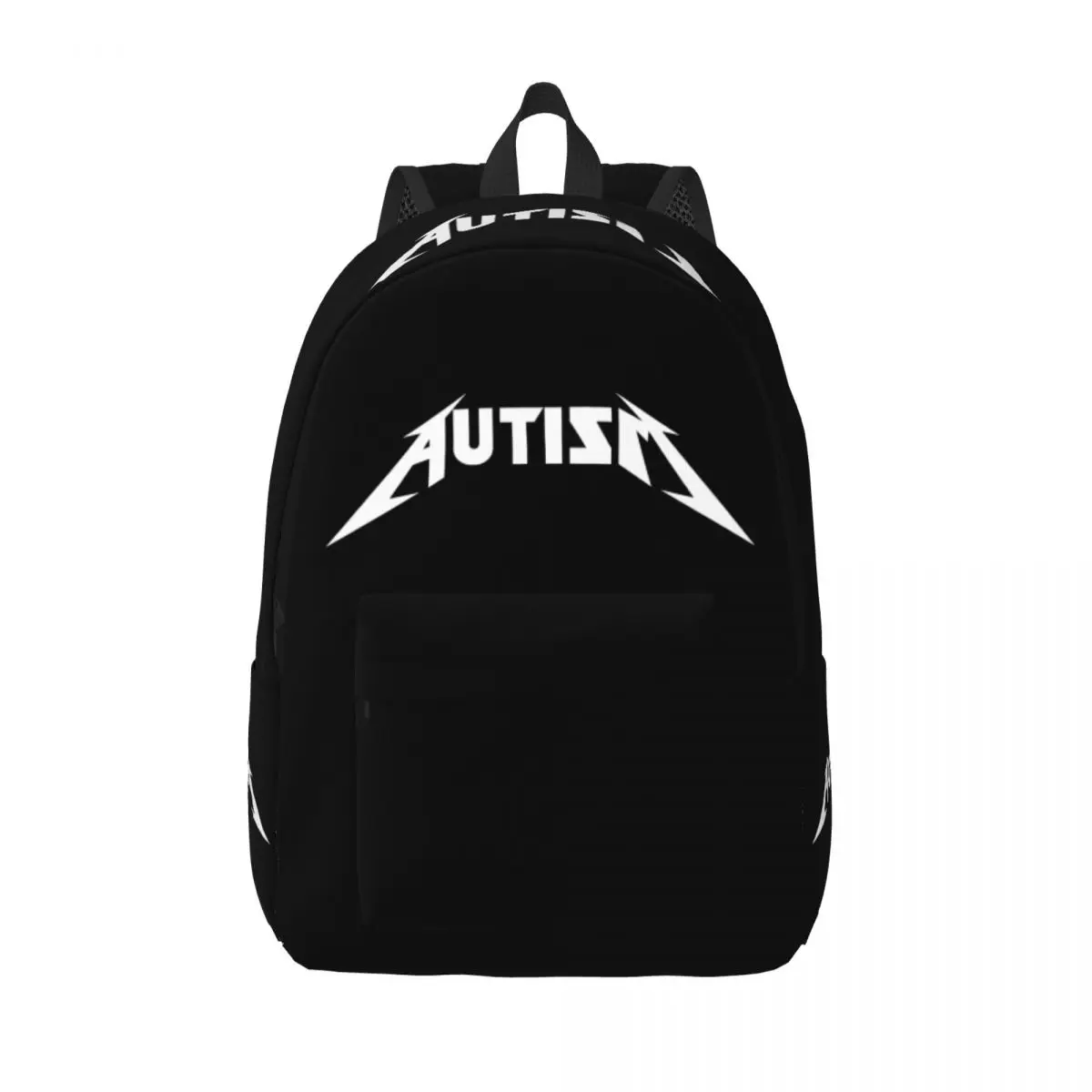 

Band Autism Skeleton Backpack for Men Women Fashion High School Work Daypack Laptop Shoulder Bag Durable