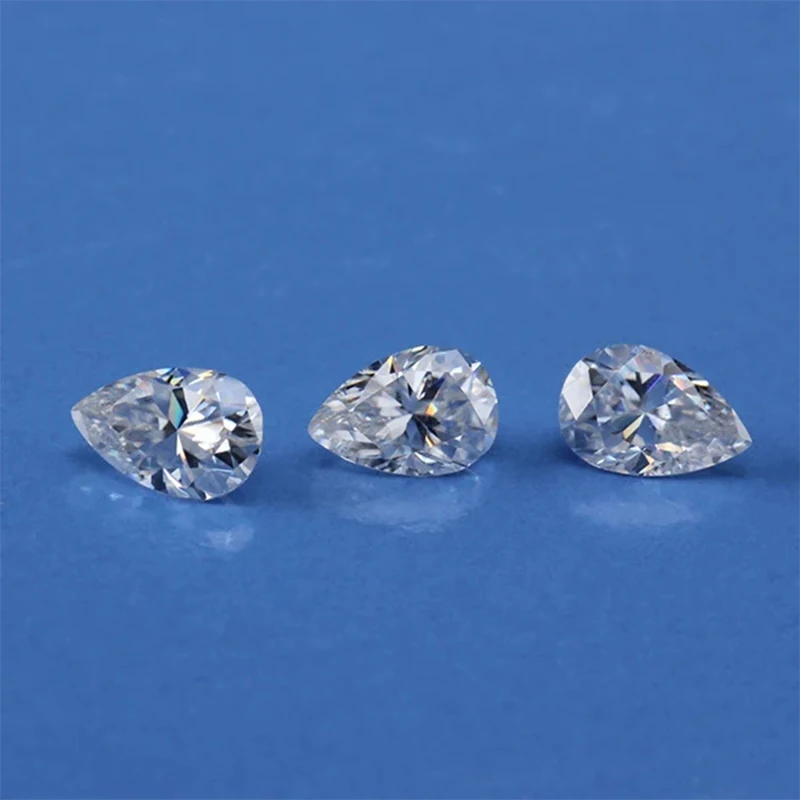 Cheestar Gems Loose Moissanites Stone High Quality GH Color Pears Shape 5*7mm 0.7ct Moissanites Syntheti Diamonds Stone