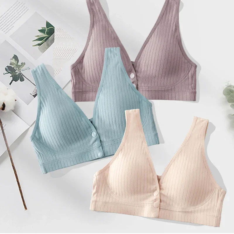 Maternity Bras Wirefree Nursing Bra Pregnancy Clothes Prevent Sagging Breastfeeding Women's Breathable No Trace Invisible Bra 6